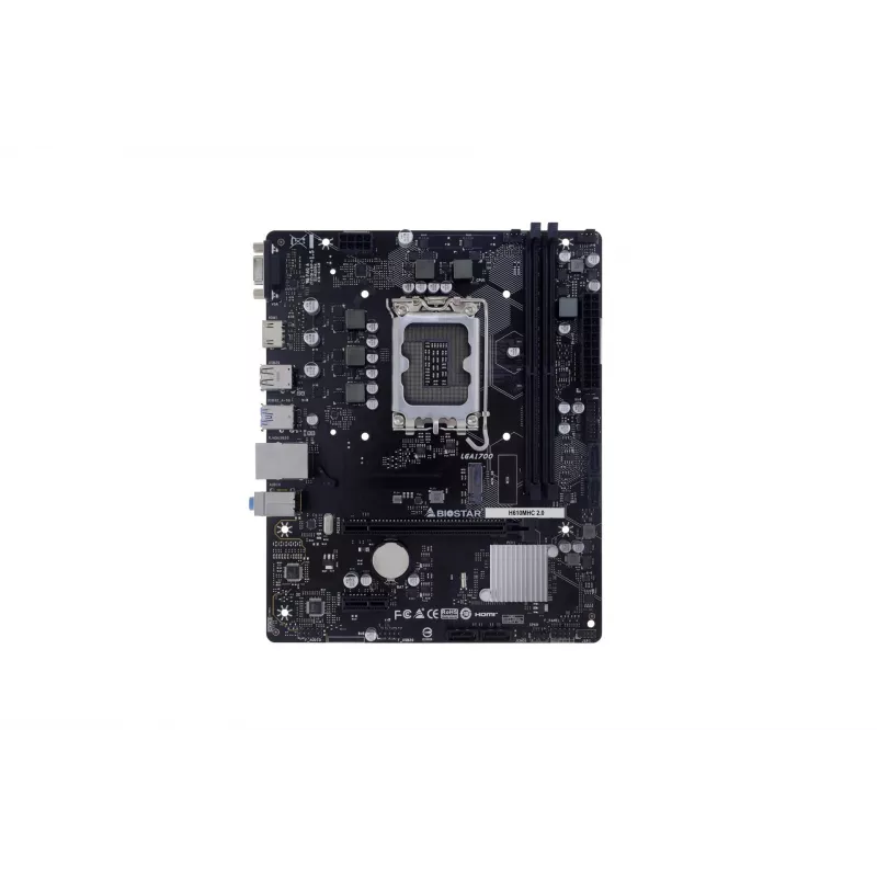 Placa base Biostar H610MHC 2.0 Intel H610 LGA 1700 micro ATX