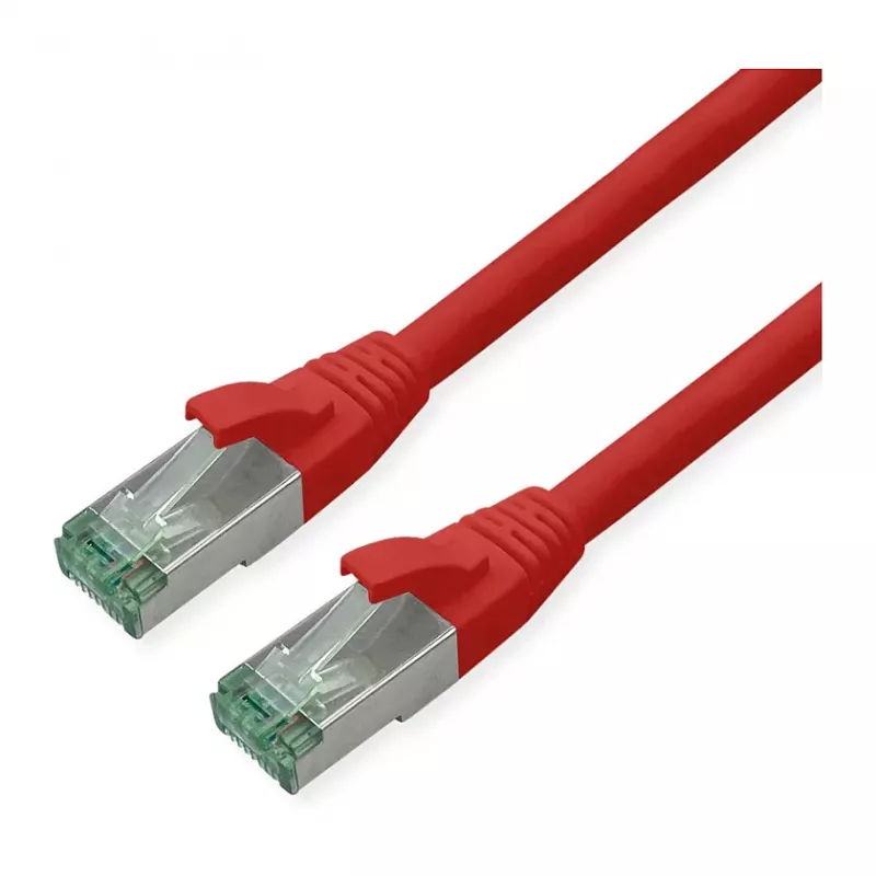 ROLINE RM Cable de parcheo Cat.6A S/FTP (PiMF), rojo, 1,5 m