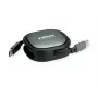 Cable enrollable USB2.0 ROLINE C-C ST/ST 1,2m – cable – digital/datos (11.02.8420)