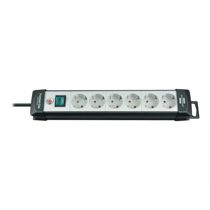 Alargador de corriente Brennenstuhl 1951560100 3m 6 tomas AC negro gris