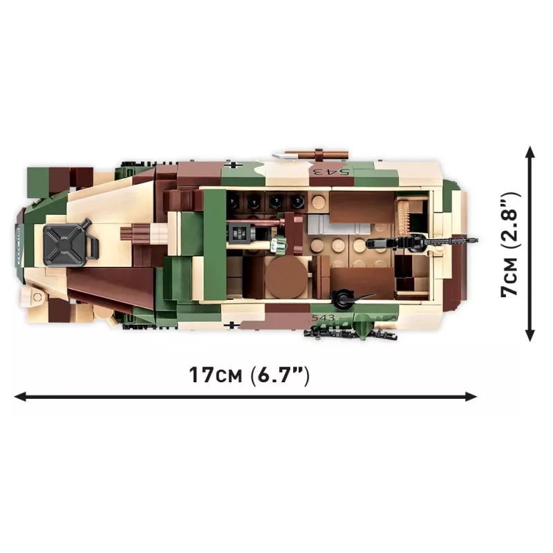 Sd.Kfz. 251/9 Stummel, juguete de construcción