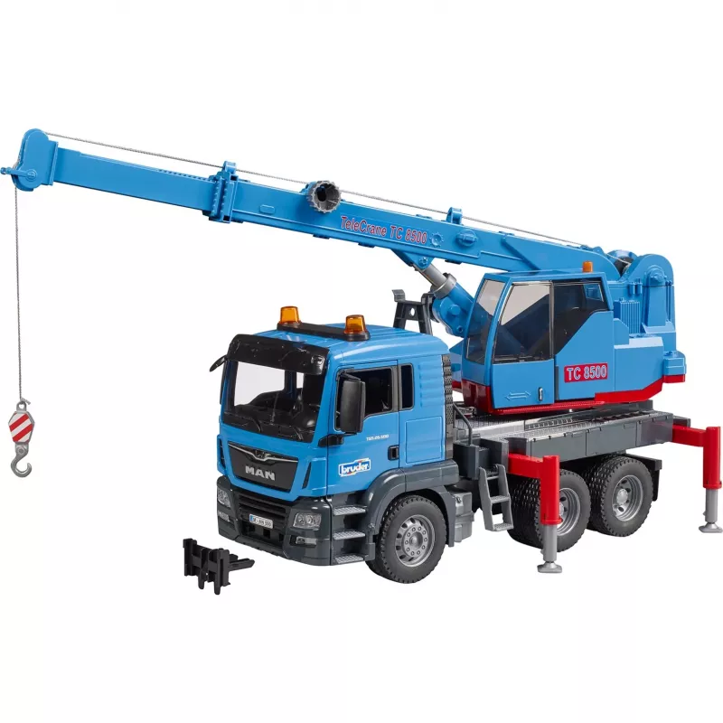 BRUDER MAN TGS Camión grúa Azul ABS 03771