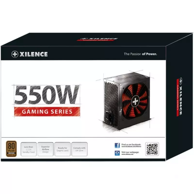 Fuente de alimentación Xilence Performance A+ XN215 550 W