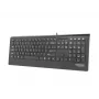 Natec Barracuda - teclado - US - negro - teclado - inglés US - negro