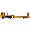 Double E escala 1/20 RC Mercedes-Benz Arocs con semirremolque de plataforma montado