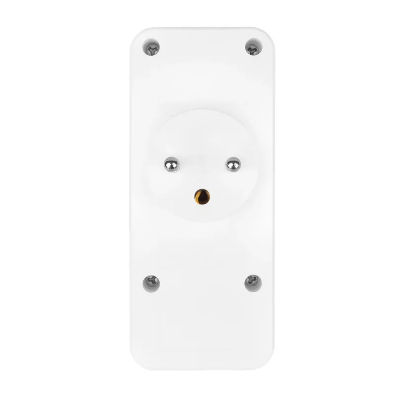 Regleta de enchufes MACLEAN MCE248 F/W — 3 tomas AC (1×16A, 2×6A) + 4×USB (2×A, 2×C PD 20W), conector EU, blanco