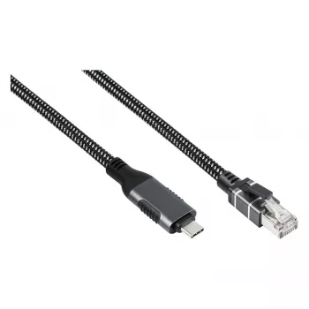 Good Connections cable Ethernet USB-C RJ45, antracita, 1,0 m