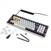 SKILLER SGK50 S2, teclado gaming blanco, DE-Layout, Gateron Red