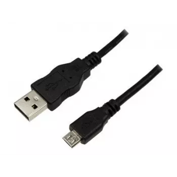 Cable de conexión USB 2.0 LogiLink, 1,8 m, negro conector macho USB-A - conector macho USB-B Micro, conforme a USB 2.0 (CU0034)