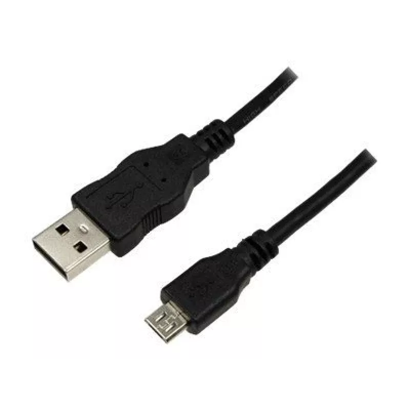 Cable de conexión USB 2.0 LogiLink, 1,8 m, negro conector macho USB-A - conector macho USB-B Micro, conforme a USB 2.0 (CU0034)