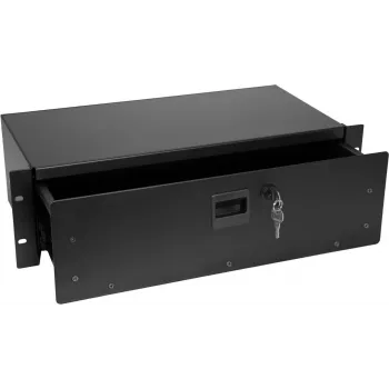 Cajón para rack Omnitronic SN-3 3U con cerradura — cajón de 3U para rack de Omnitronic