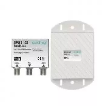 axing SPU 21-02 - combinador de cables - 47 - 2200 MHz - Gris - Plata - 120 mm - 30 mm - 70 mm