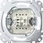 Interruptor pulsador Merten MEG3155-0000 — 1P, metallic, 250 V AC, 10 A