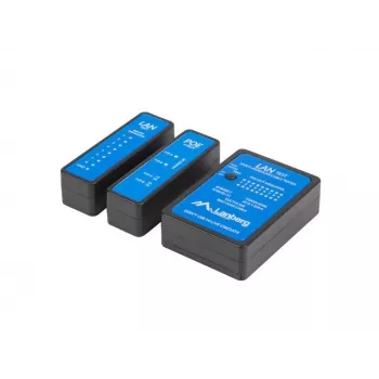 Comprobador de cables de red Lanberg NT-0404 comprobador PoE negro azul