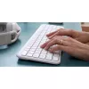 Teclado Logitech K950 Signature delgado de oficina RF Wireless Bluetooth QWERTY US International blanco
