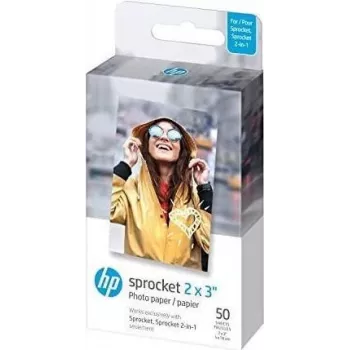 Papel fotográfico HP Sprocket SB6357 5 x 7,6 cm 50 hojas