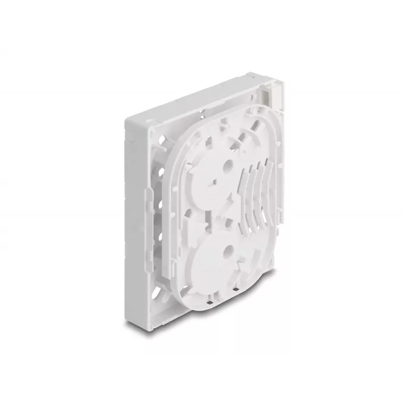 Roseta de fibra óptica DeLOCK FTTH montaje en pared 4 x SC Simplex LC Duplex blanca