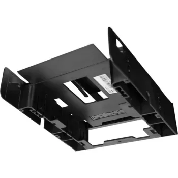 ICY DOCK Adaptador de embellecedor frontal de 3.5 a 13,30cm (5,25) Flex-Fit Trio MB343SP, negro Para alojar un dispositivo de 3.5 o un disco duro de 3.5 así como 2