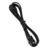 Cable de extensión BitFenix Alchemy 4 pines ATX12V, 45 cm, mallado - negro