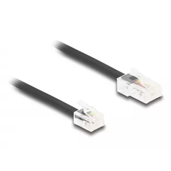 Cable telefónico DeLOCK conector RJ45 a conector RJ11 negro 3 m