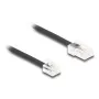 Cable telefónico DeLOCK conector RJ45 a conector RJ11 negro 3 m