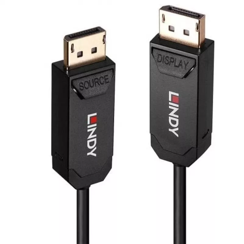 Lindy Cable DP 2.0 UBHR10 híbrido de fibra óptica de 50 m