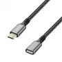 USB 3.2 Gen1 Type-C a USB-C hembra, PD, 2m