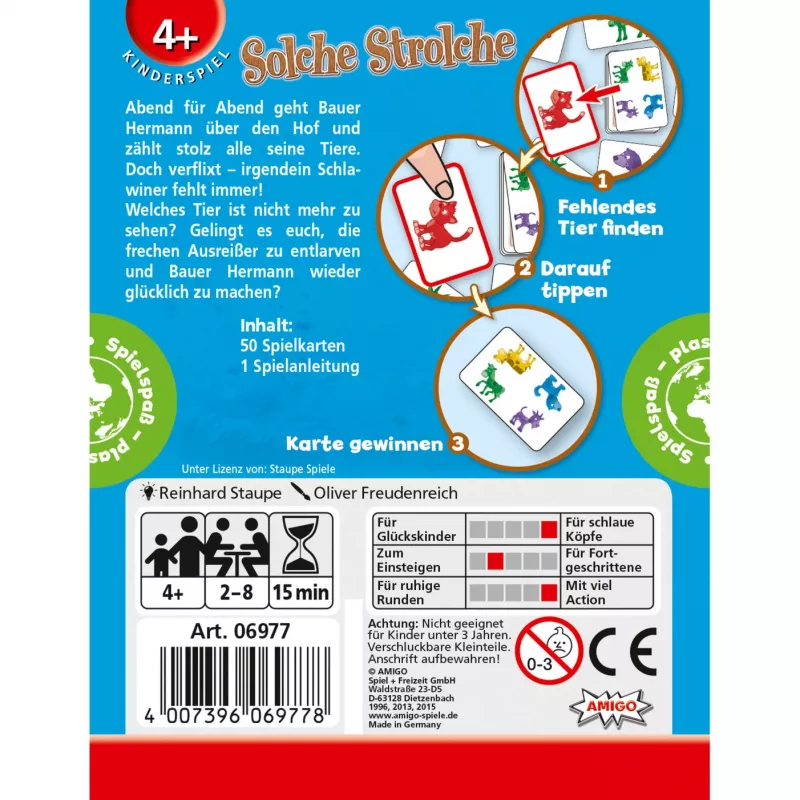Solche Strolche, juego de memoria