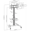 Soporte móvil para TV LCD/LED ART S-11 37-86