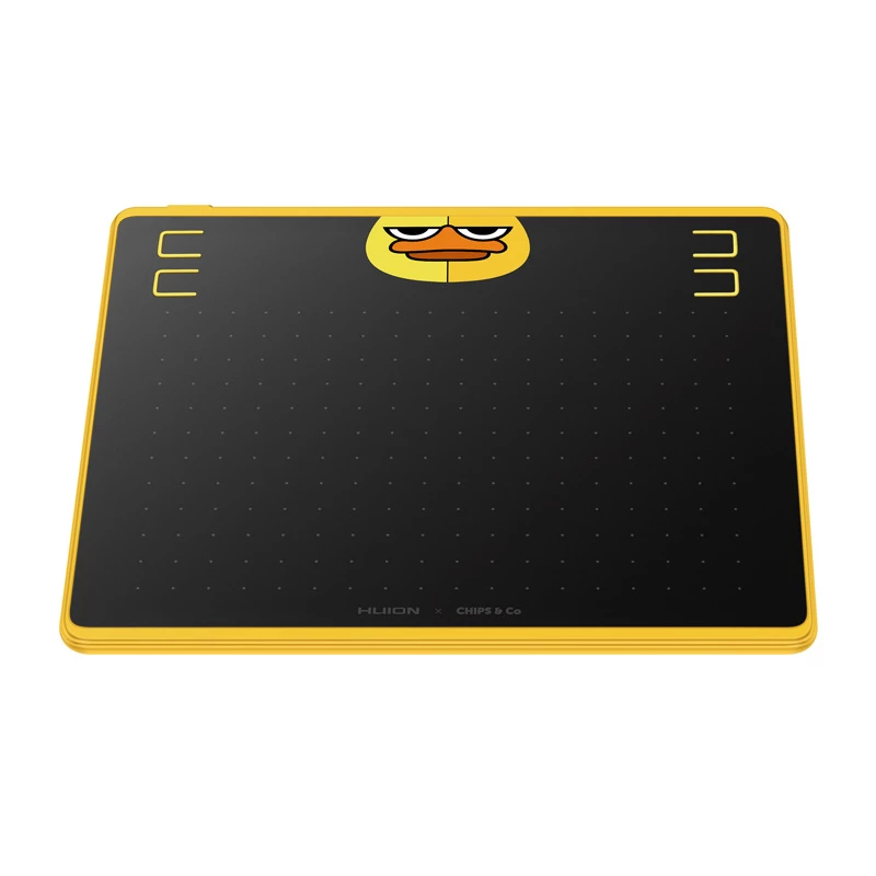 Tableta gráfica con lápiz HUION HS64 Special Edition negro amarillo