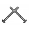 Soporte para portátil Manhattan para montaje VESA, compatible con VESA 75x75 y 100x100 mm, para portátiles de hasta 17,3 pulgadas (máx. 4 kg), negro, garantía de por vida
