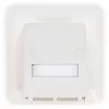 Toma de pared empotrable de fibra óptica FTTH Digitus DN-93201 adaptador SC/LC 86x30x86mm