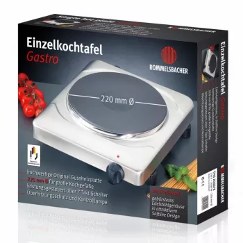 Placa de cocina Rommelsbacher THS 2022/E 1 zona con mando giratorio