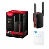 Amplificador de señal Wi‑Fi Cudy RE3000 2400–5000 MHz, 802.11ax/ac/n/g/b/a, Ethernet 100 Mbps, antena externa, negro/rojo