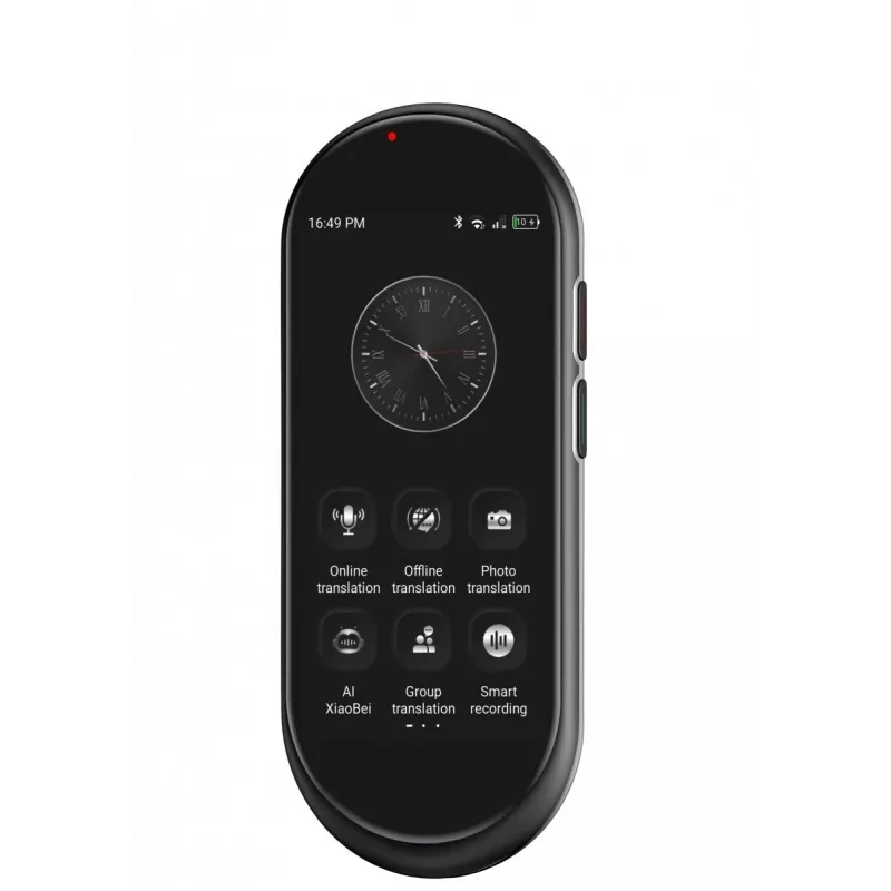 Traductor de voz portátil MAXCOM MT100 4G, traducción de voz multilingüe, dispositivo compacto de mano