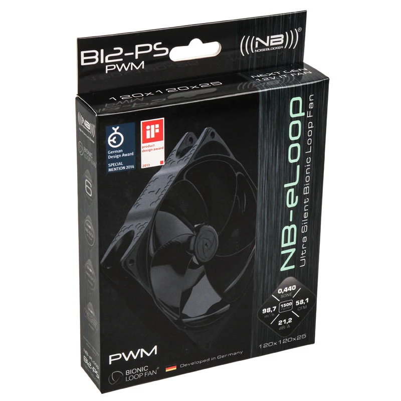 Ventilador Noiseblocker B12-PS-BL