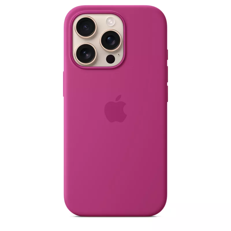 Funda de silicona para Apple iPhone 16 Pro con MagSafe