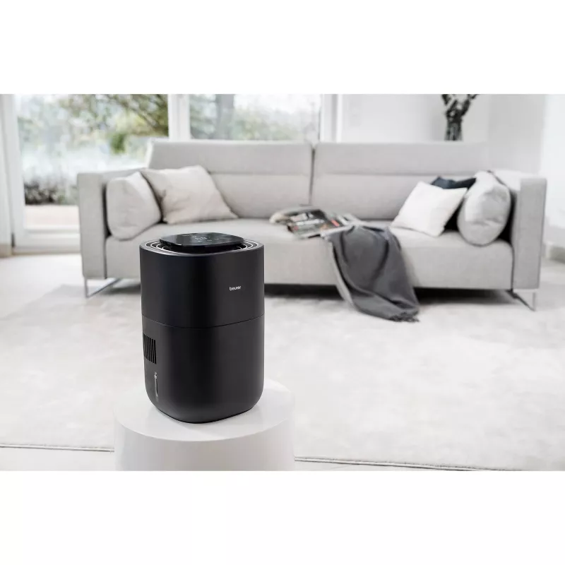 Humidificador Beurer LB 200 negro con depósito de agua de 200 ml