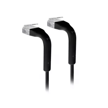 Ubiquiti U-Cable-Patch 2m RJ45 negro, cable de parcheo UniFi, Cat6