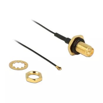 Cable coaxial DeLOCK 0,2 m RP-SMA/MHF IV