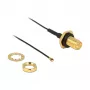 Cable coaxial DeLOCK 0,2 m RP-SMA/MHF IV