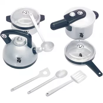 Set de ollas Theo Klein WMF 9430 negro plata