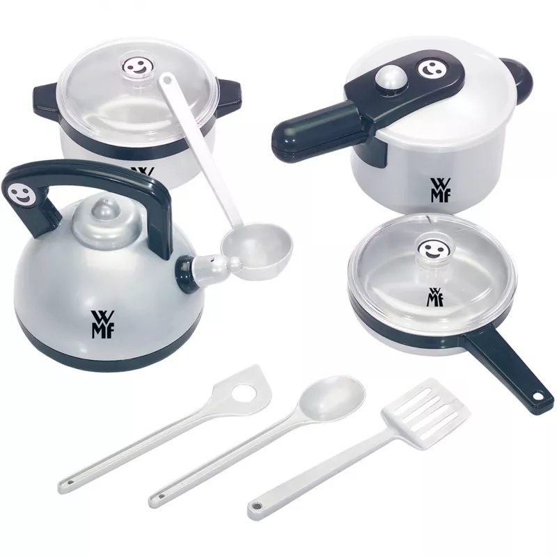 Set de ollas Theo Klein WMF 9430 negro plata