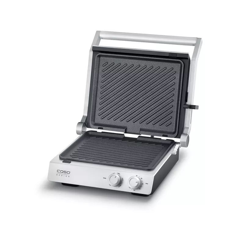 Caso Parrilla de contacto doble | SteakChef | Parrilla de contacto | 2000 W | Acero inoxidable