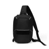 DICOTA Reflective bolso bandolera para tablet de hasta 12,9 pulgadas, 600D RPET, negro
