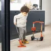 Carrito de limpieza infantil CASDON Henry, rojo – juguete de hogar para juego de roles