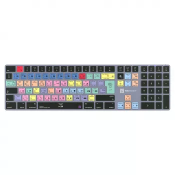 Teclado LogicKeyboard Titan DE Mac para Adobe Premiere Pro CC — distribución alemana