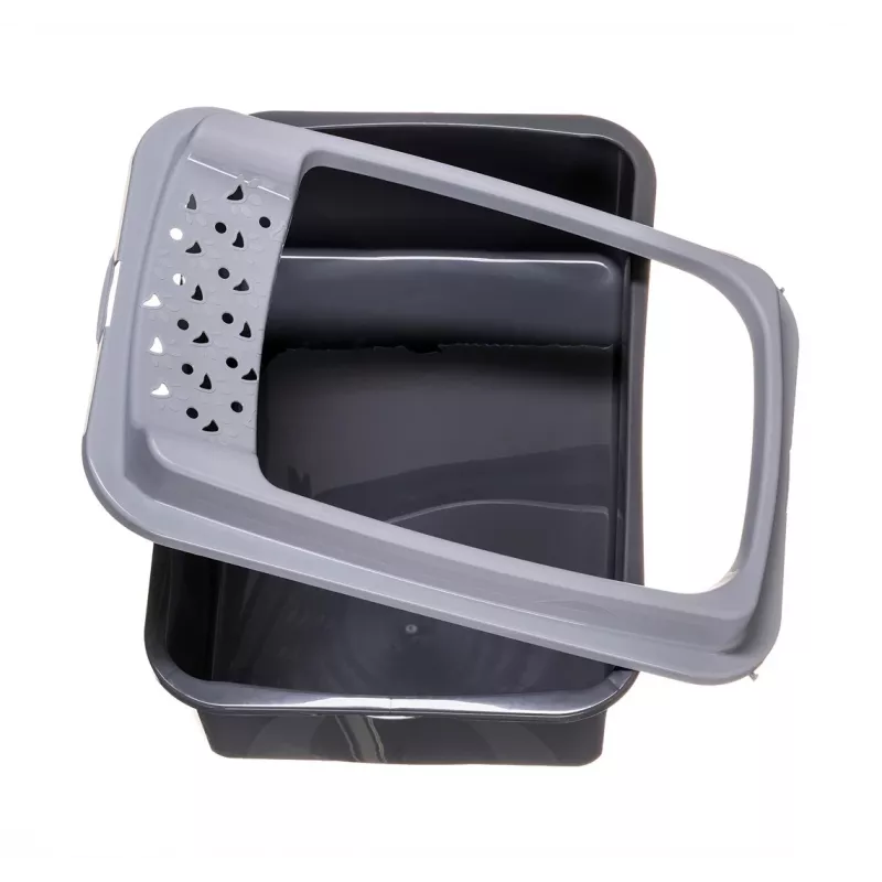 DIAMENTIQ Bonita arenero para gatos, gris