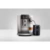 Cafetera espresso JURA E8 superautomática 1,9 l plata – 15 bar, pantalla de 3,5 inch, molinillo, espumador de leche