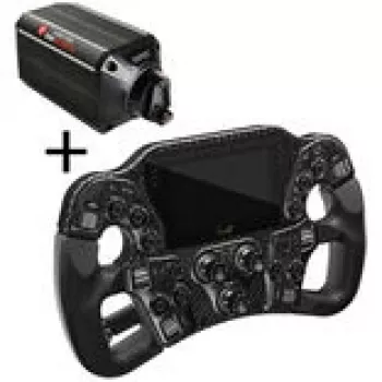 Asetek SimSports Invicta Formula volante - negro + The Forte Wheelbase (18 Nm)